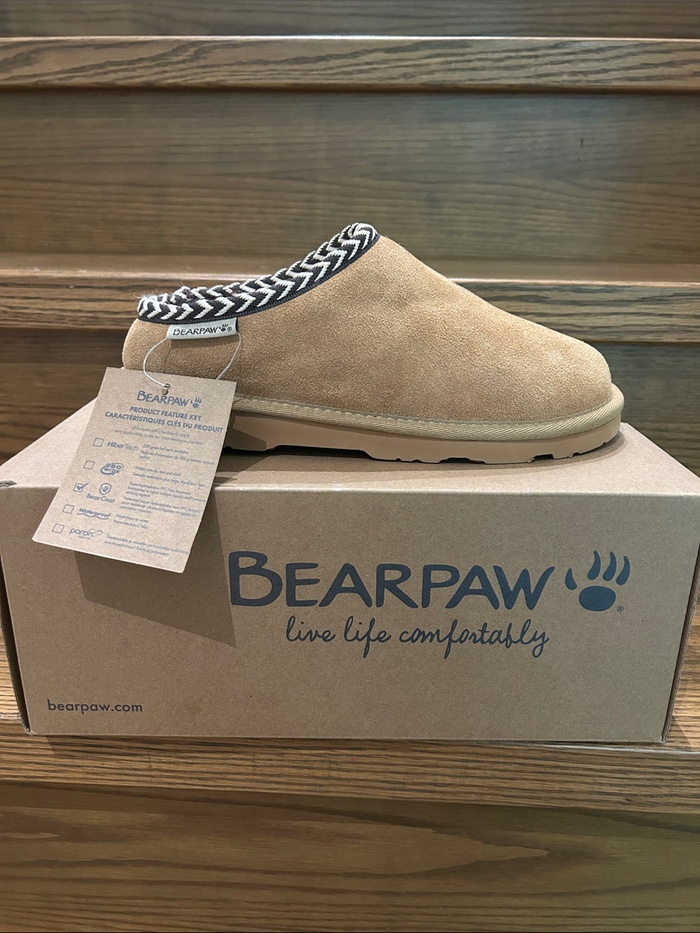 BearPaw Tabitha Women's Moccasin in Iced Coffee Brown BNIB
